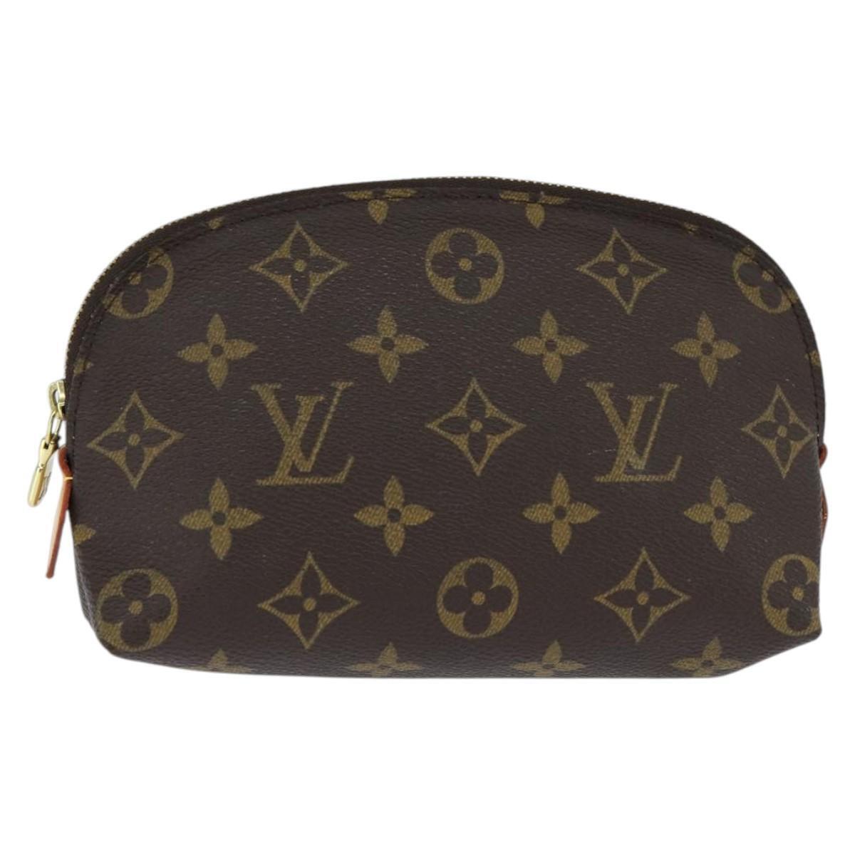 Louis Vuitton Monogram Pochette Cosmetic Pm Cosmetic Pouch M47515 Auth Bs30451